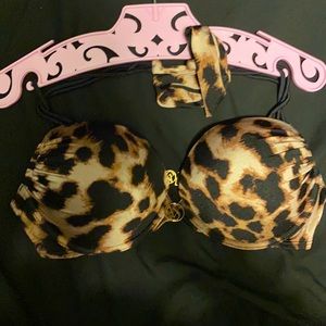 Leopard Victoria Secret Bombshell Swim Top 34C
